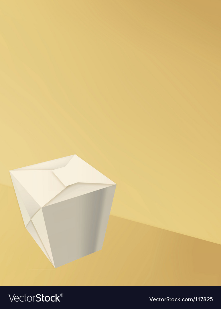 takeout box template. Takeout Box Vector