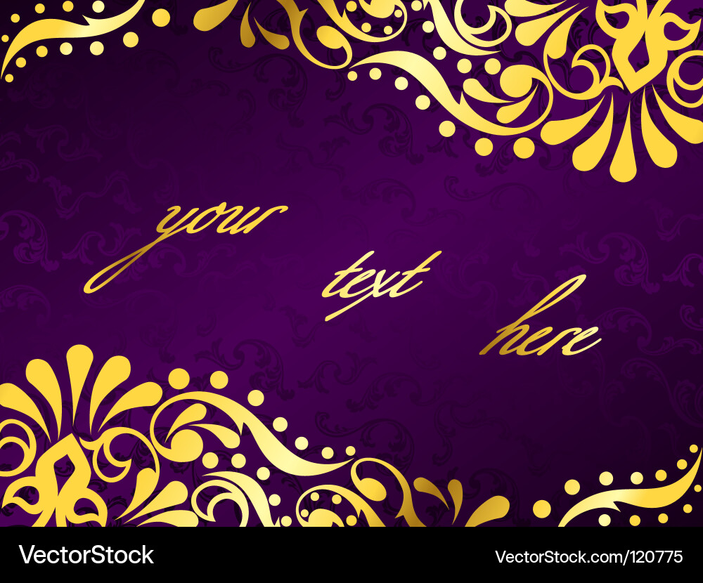 wallpaper purple and gold. Purple Background With Gold