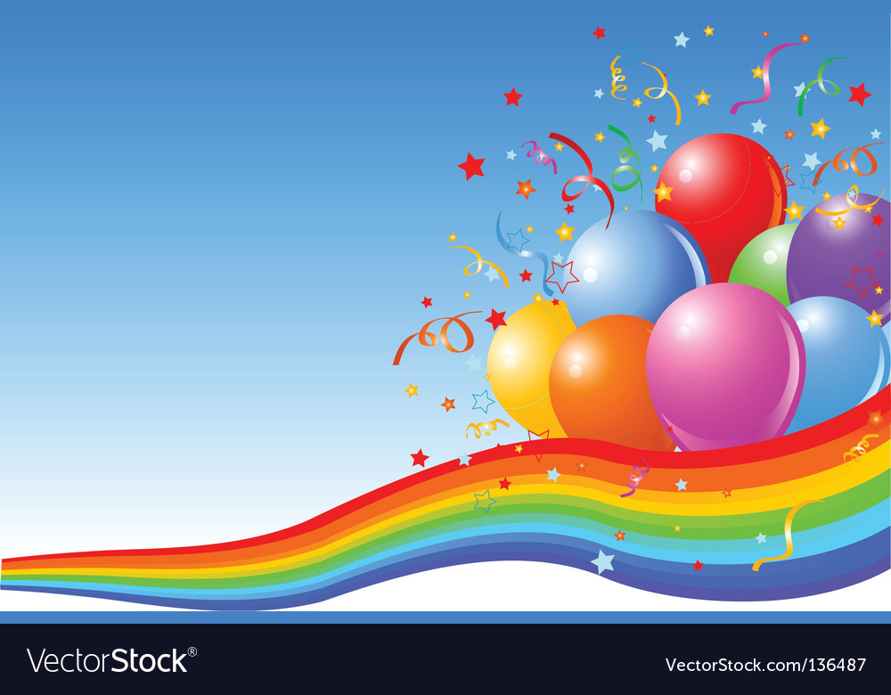 party balloons background. Party Balloons Background