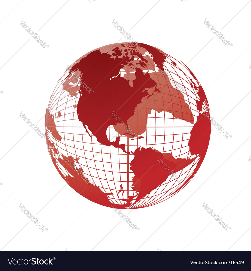 world map globe. World Map Globe Vector