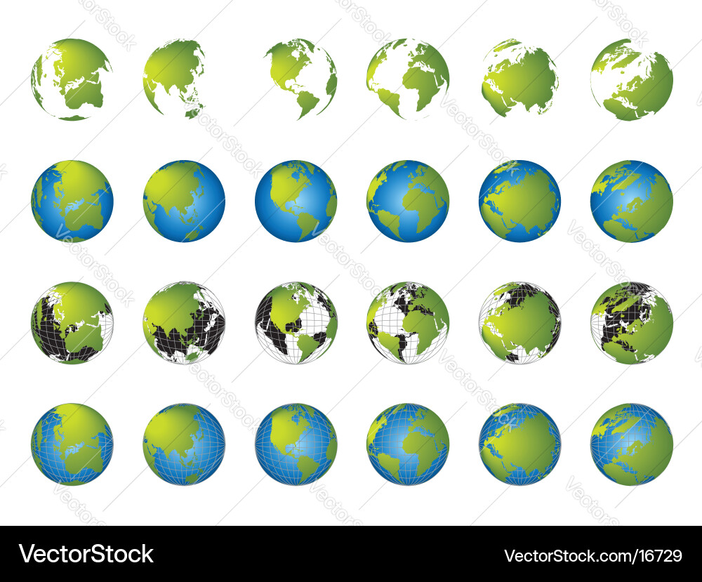 world map globe. World Map Globe Collection