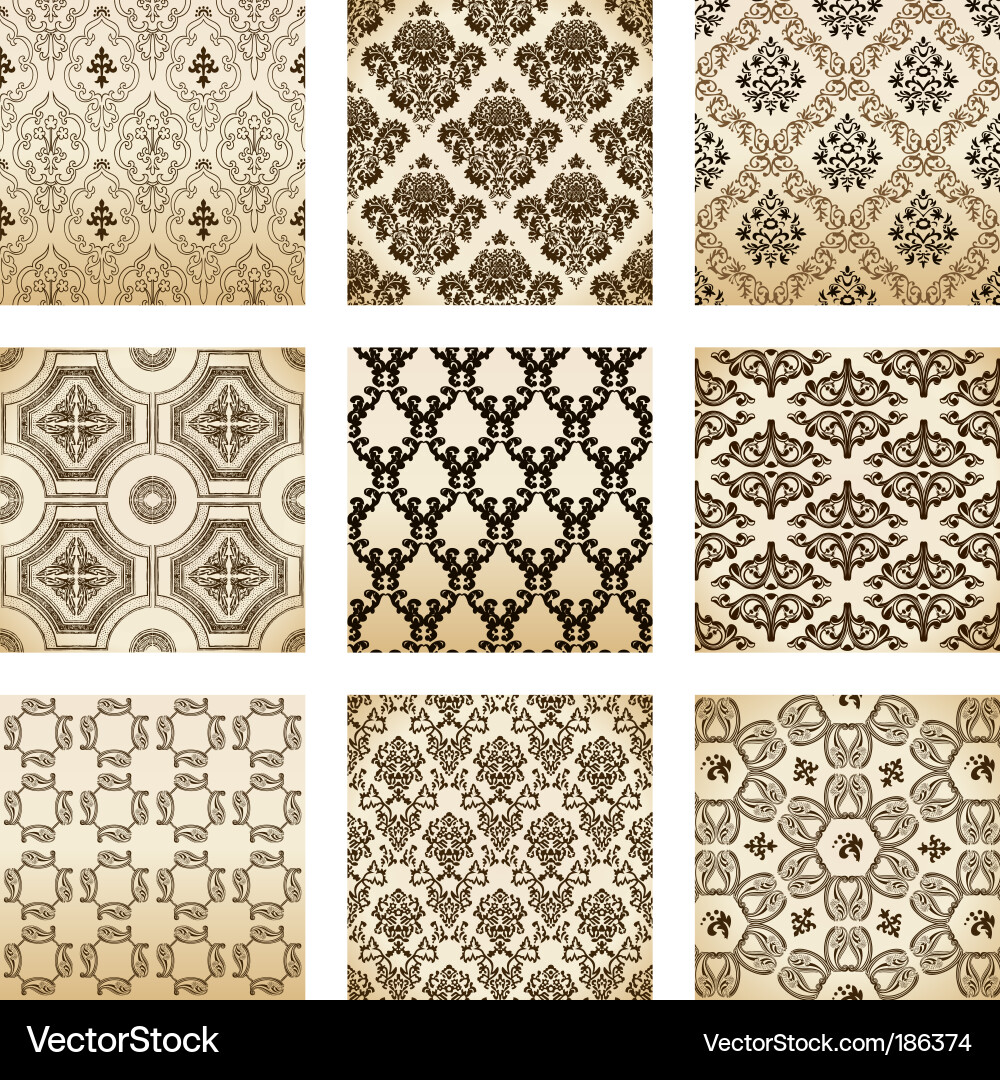 wallpaper vector pattern. Floral Wallpaper Pattern
