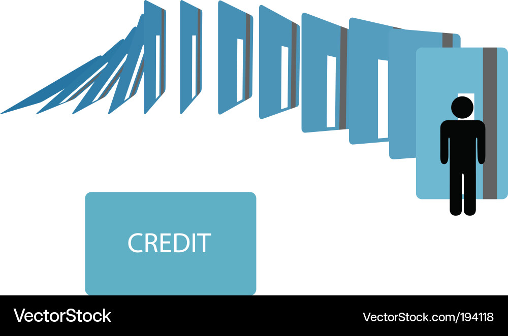 credit card debt. Credit Card Debt Vector