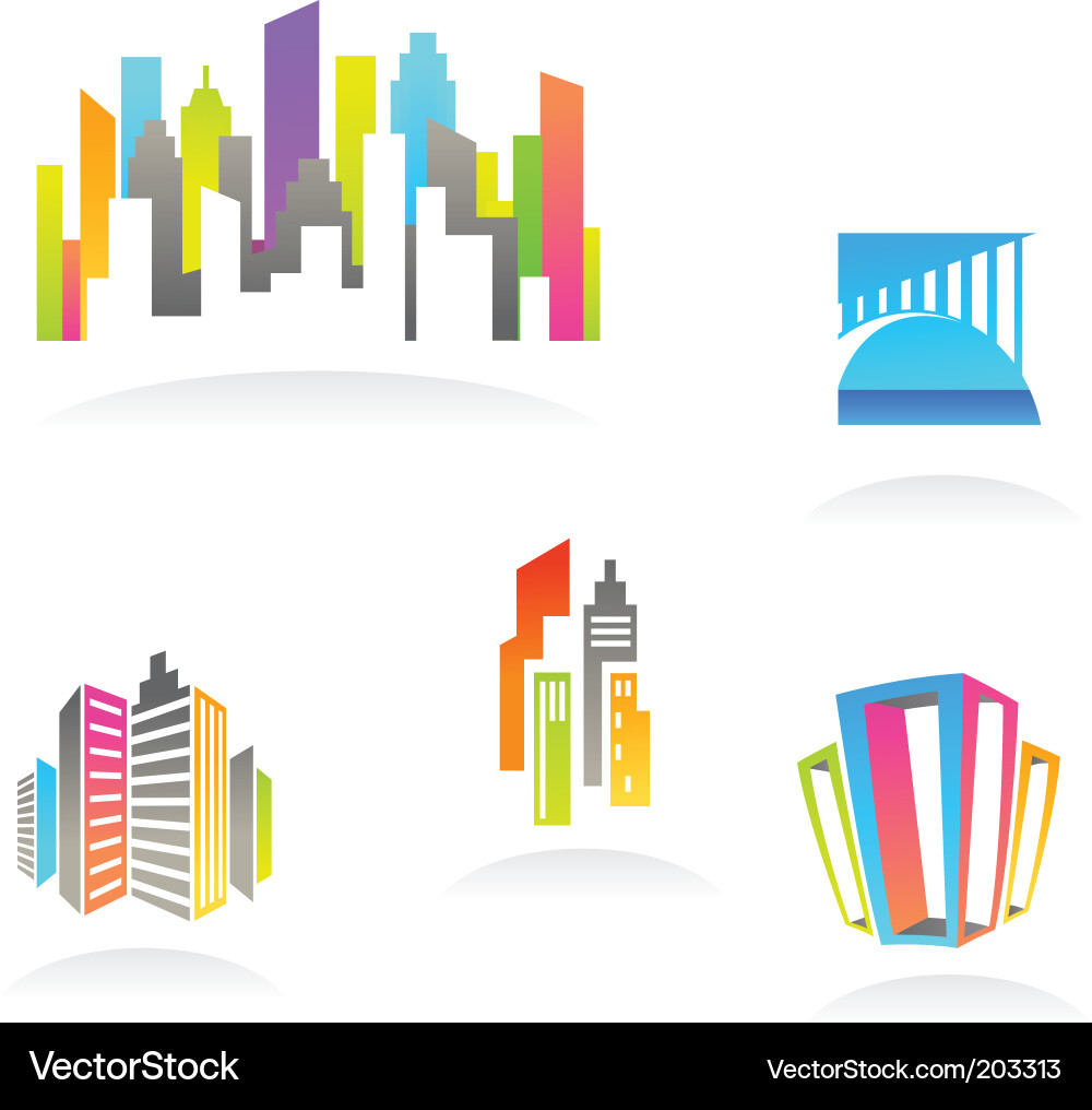 real estate logo vector. City Real Estate Logo Vector