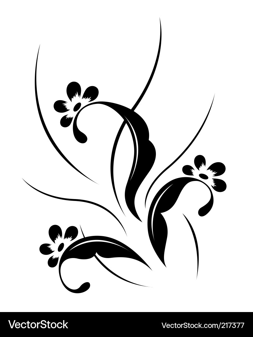 flower pattern tattoo. Flower Pattern Tattoo Vector