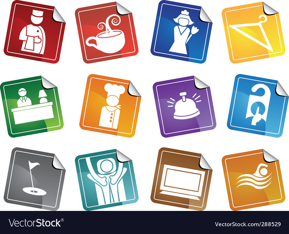 hotel icons free. Hotel Icons Vector