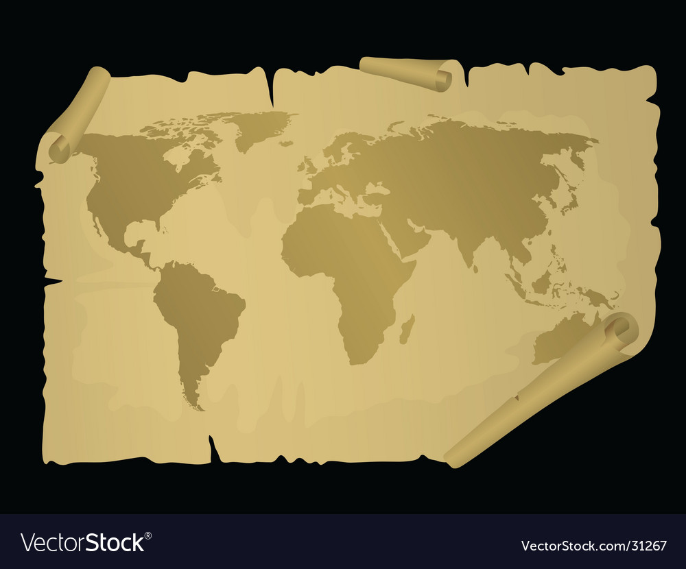 World Map Eps. Vintage World Map Vector