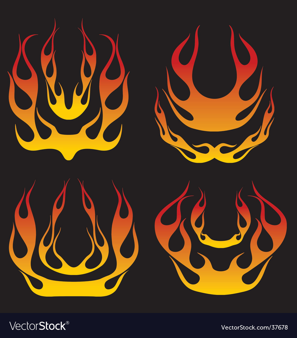 hot rod flames vector. Flames Vector