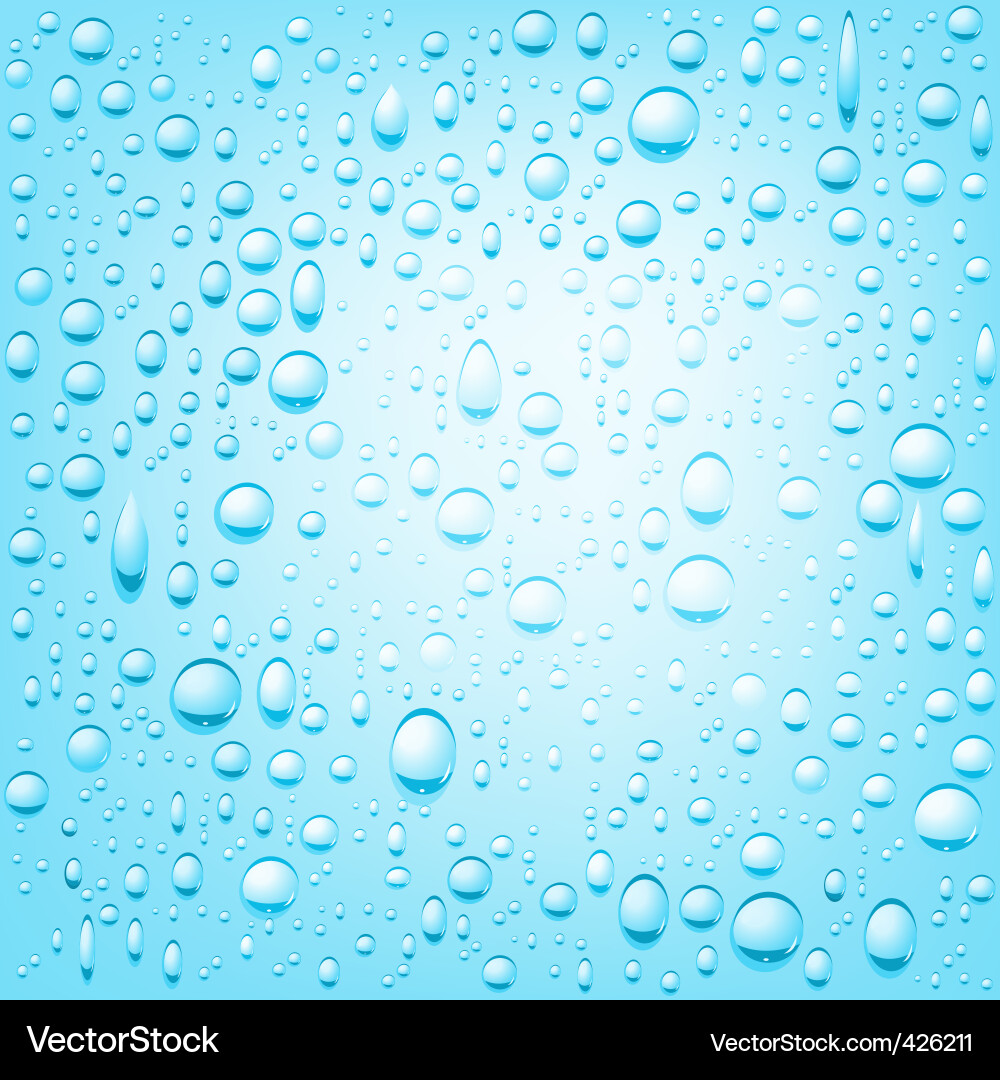 water drop background. Water Drops Background Vector