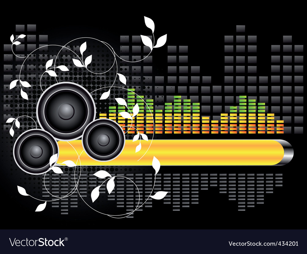 music background vector. Urban Music Background Vector