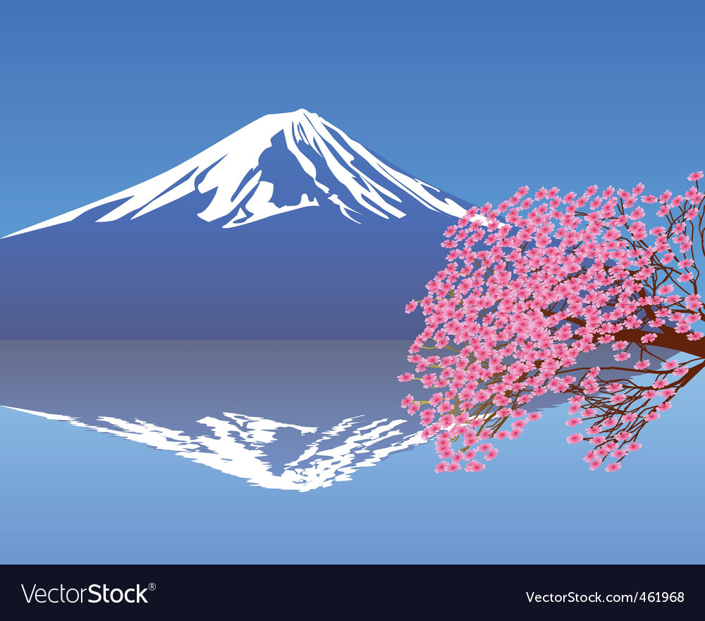 cherry blossom branch vector. Cherry Blossom Branch Vector