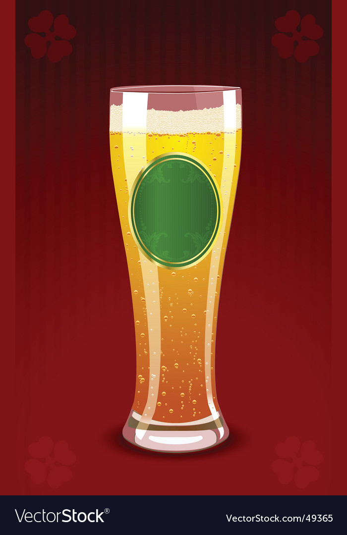beer glass vector. Beer Glass Vector