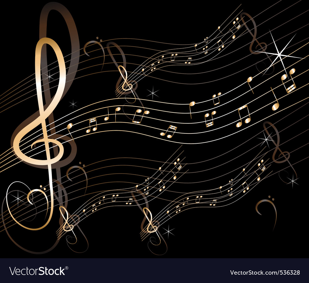 music background vector. Abstract Music Background