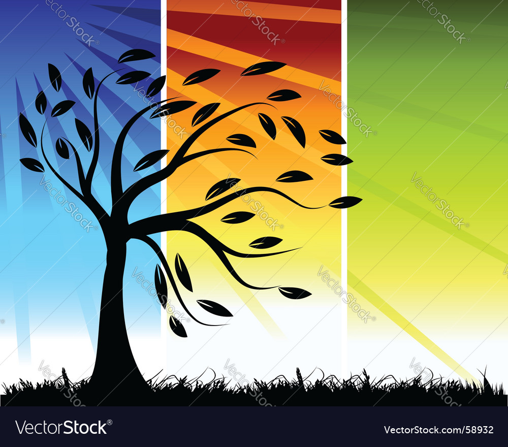 tree silhouette art. Tree Silhouette Color