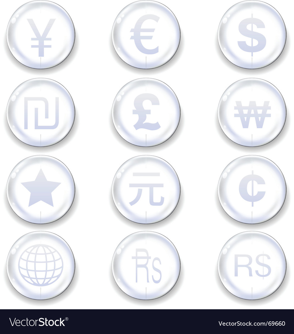currency symbols vector. International Currency Symbols