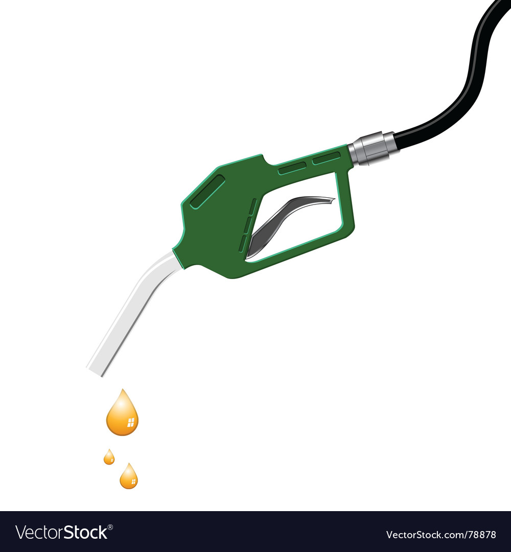 gas pump nozzle vector. gas pump vector.