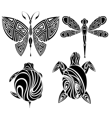 (tattoo design butterfly ) scroll tattoo font