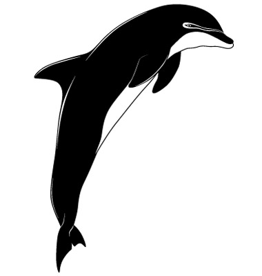 Dolphin Tattoo Vector. Artist: flanker-d; File type: Vector EPS 