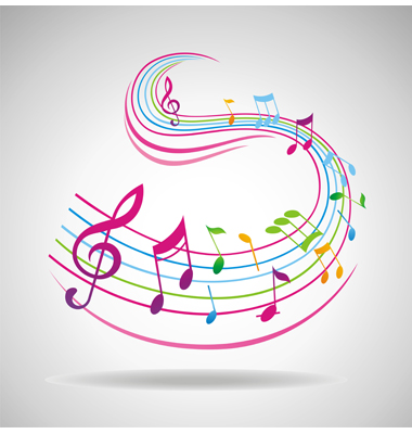 cartoon music note. Notes rf music icons, clipart,