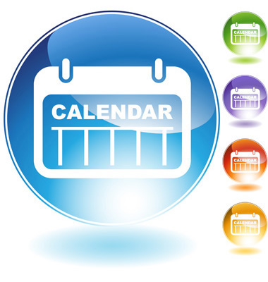 calendar date icon. Vectorical calendar spiralfree