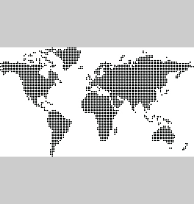 World Map Dot Vector. Artist: joingate; File type: Vector EPS 