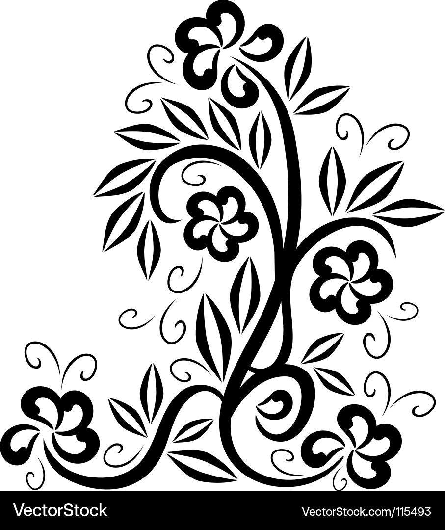 Design Floral Tattoo Symbol Vector. Artist: skazka_grez; File type: Vector 