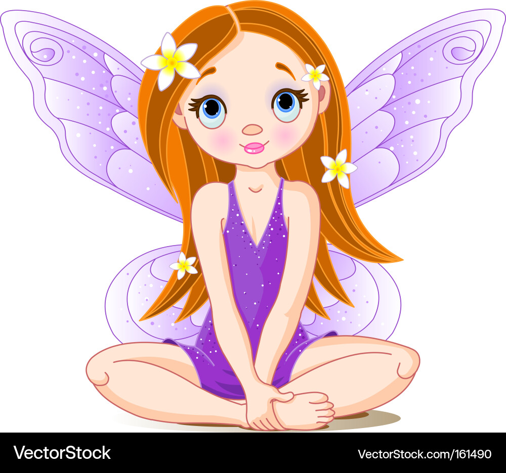 Cartoon fairy vector by Dazdraperma - Image #161490 - VectorStock