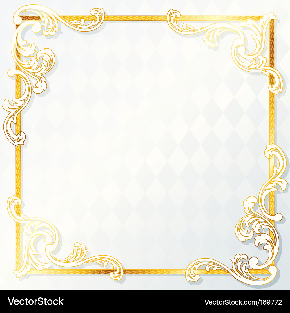 Description Elegant white and gold wedding frame Expanded License Yes