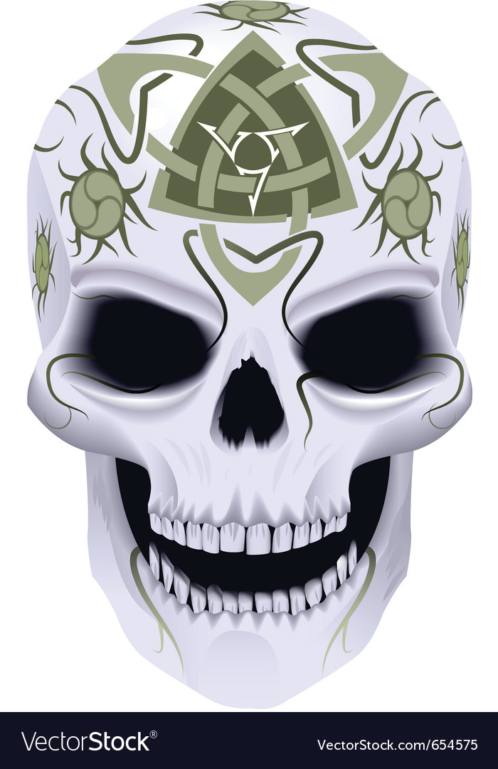 Description skull with celtic tattoo CS File Included Yes 