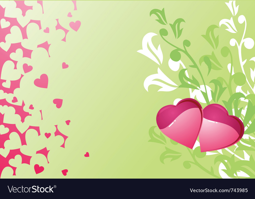 Description love hearts and background valentines or wedding