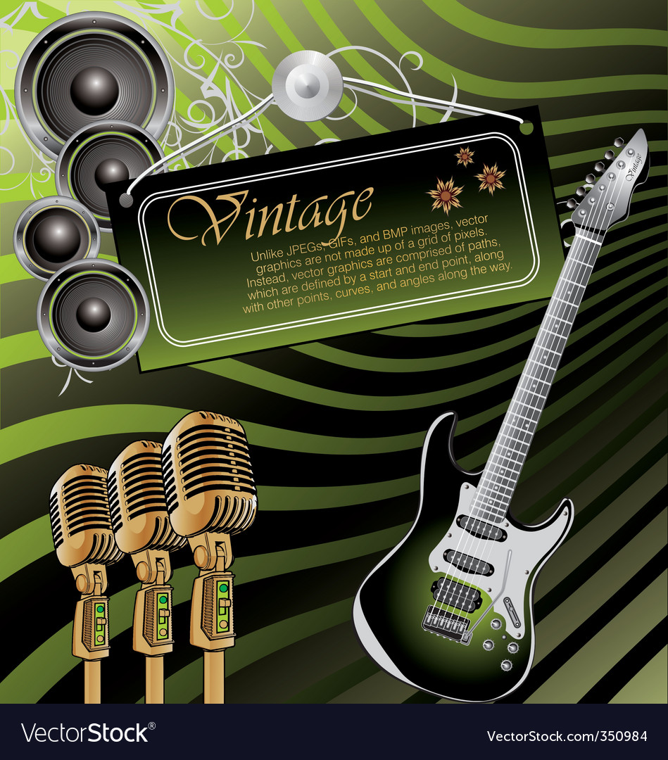 Background Music Download on Vintage Rock Music Background Vector 350984 By Creative4m   Royalty