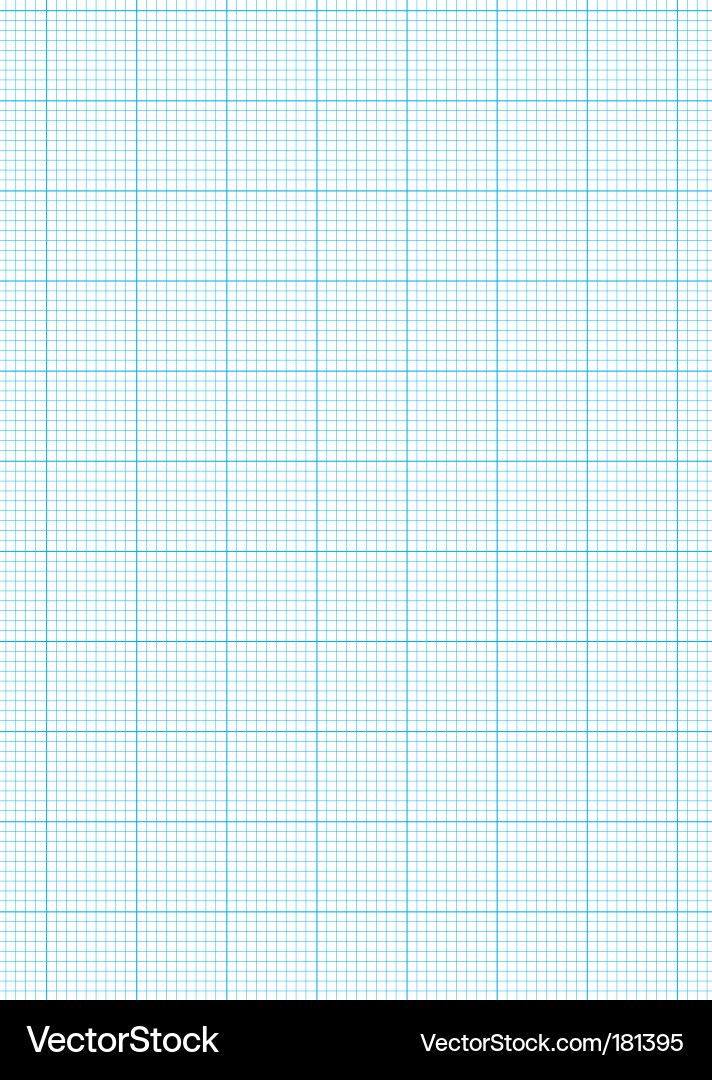 Graph paper a4 sheet vector