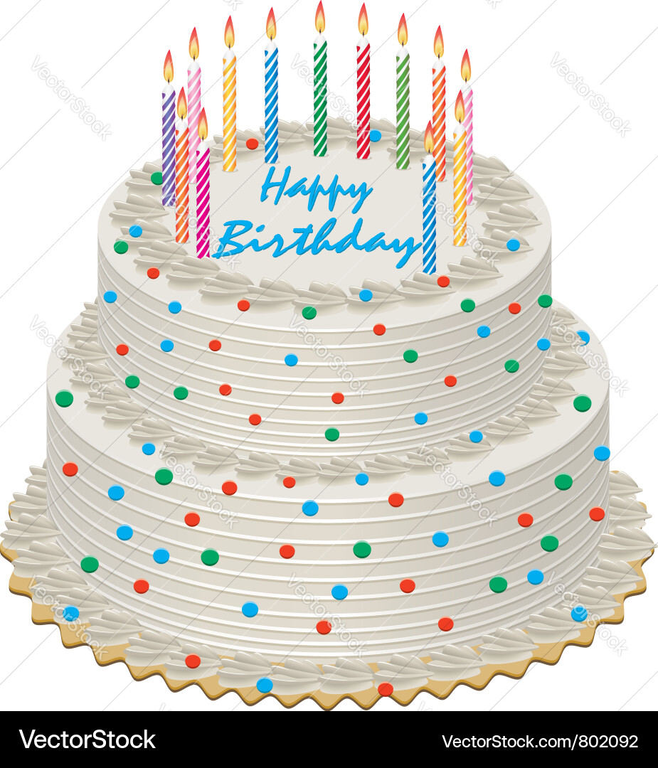 Birthday Vector on Birthday Cake Vector 802092   By Onlyforyou