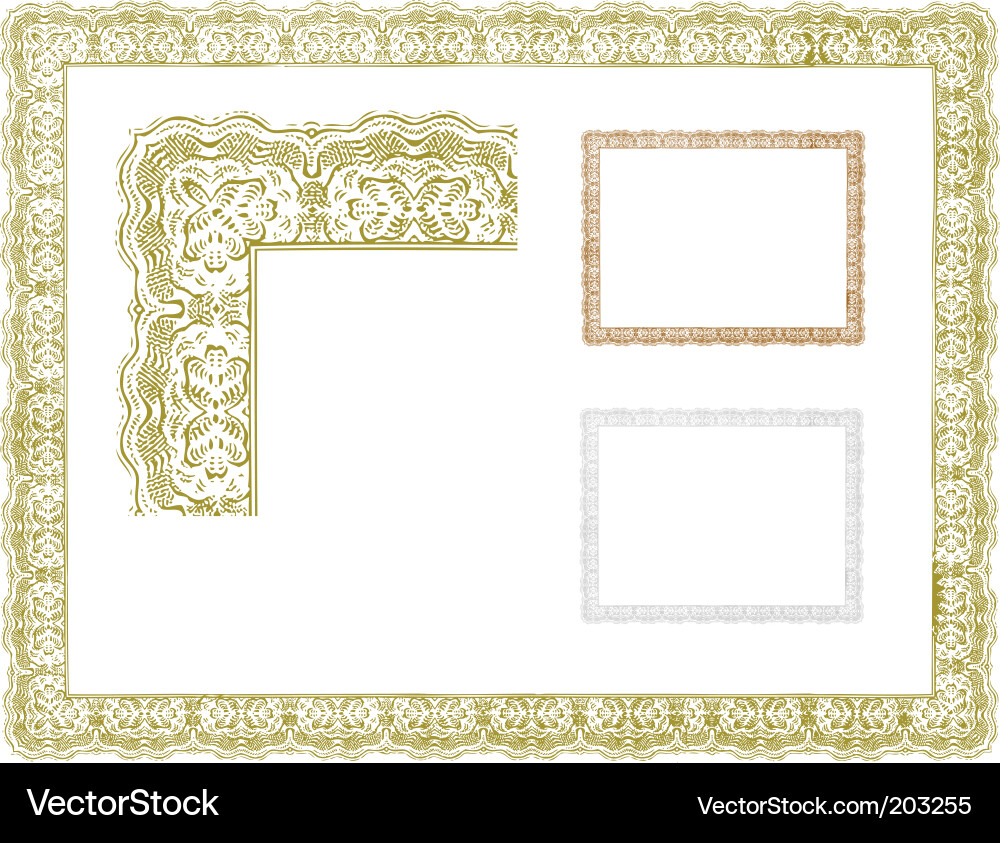 Free Stock on Certificate Borders Vector 203255   By Vectormikes
