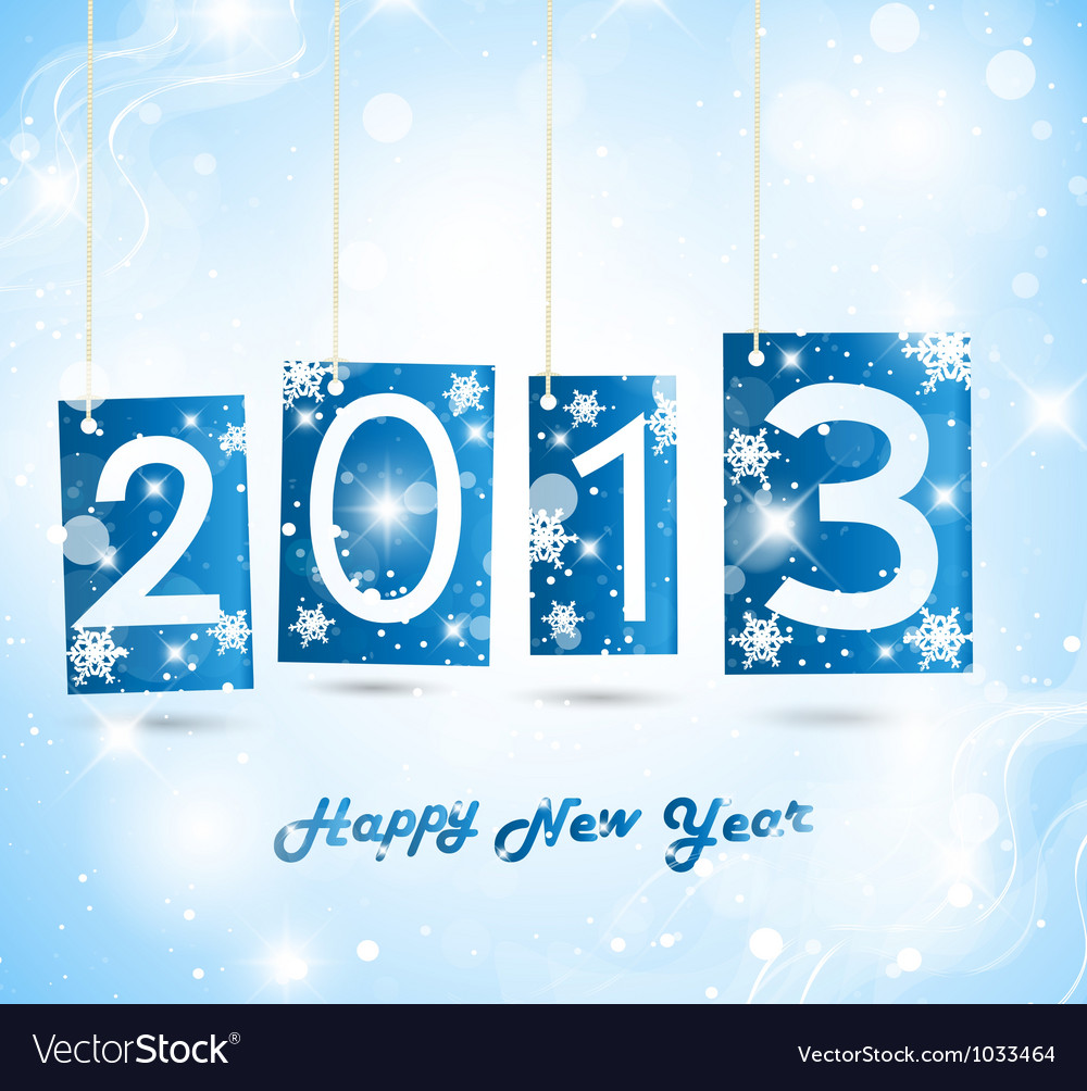 Free Stock Photography on Happy New Year 2013 Vector 1033464 By Actiacti