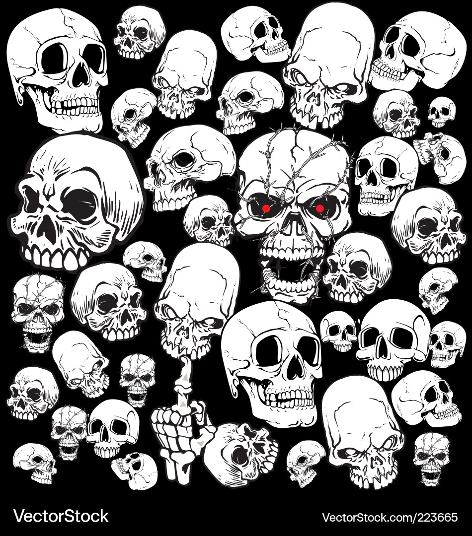 Skull tattoo wallpaper vector tattoo wallpaper