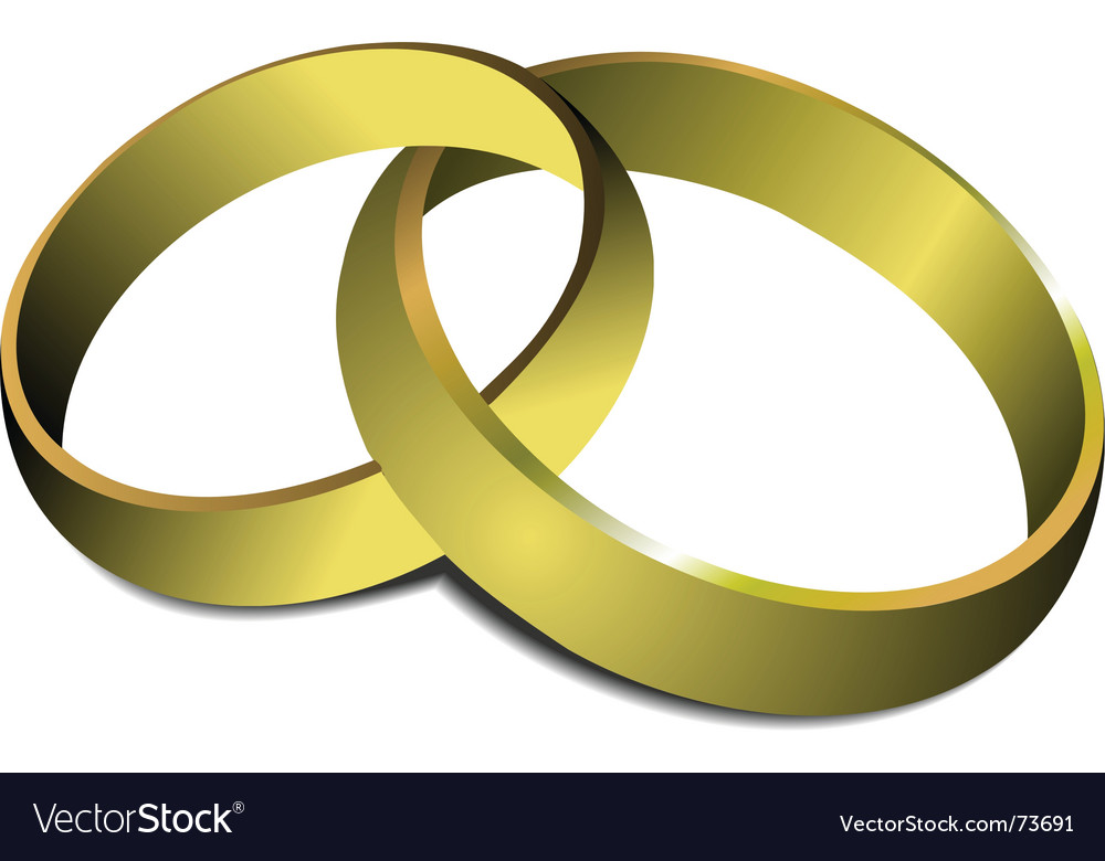 wedding rings clipart