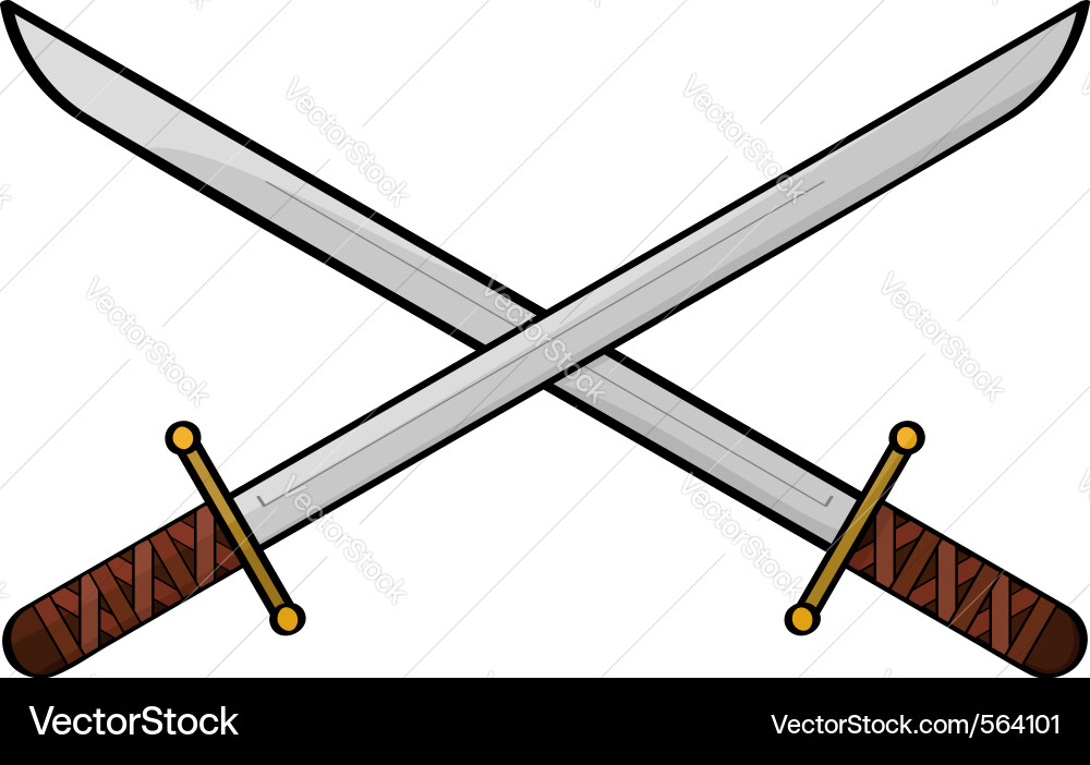 a cartoon sword