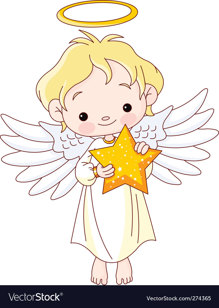 Clipart Free Vector on Christmas Angel With Star Vector 274365 By Lafleur312