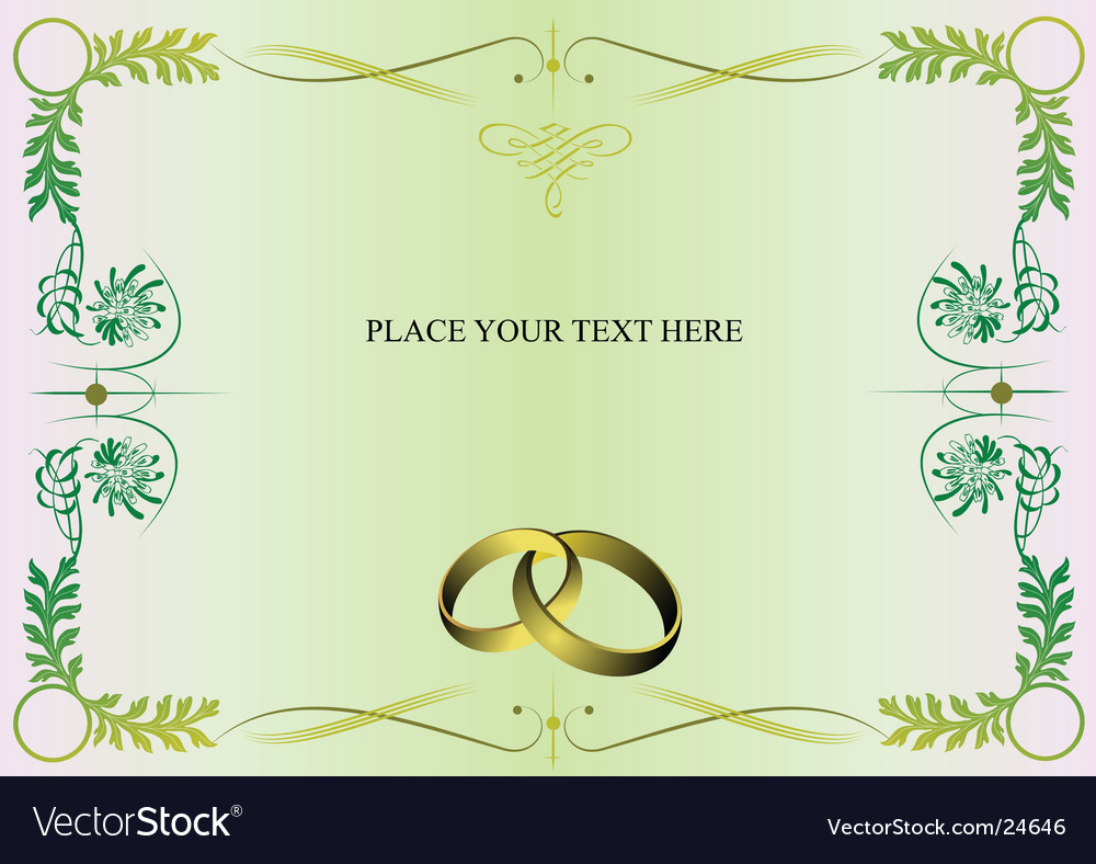 wedding invitation vector designs