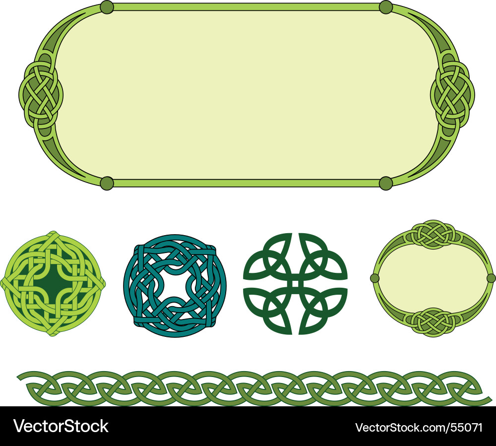 Free Vector Motifs on Celtic Symbols Vector 55071   By Calamityjane