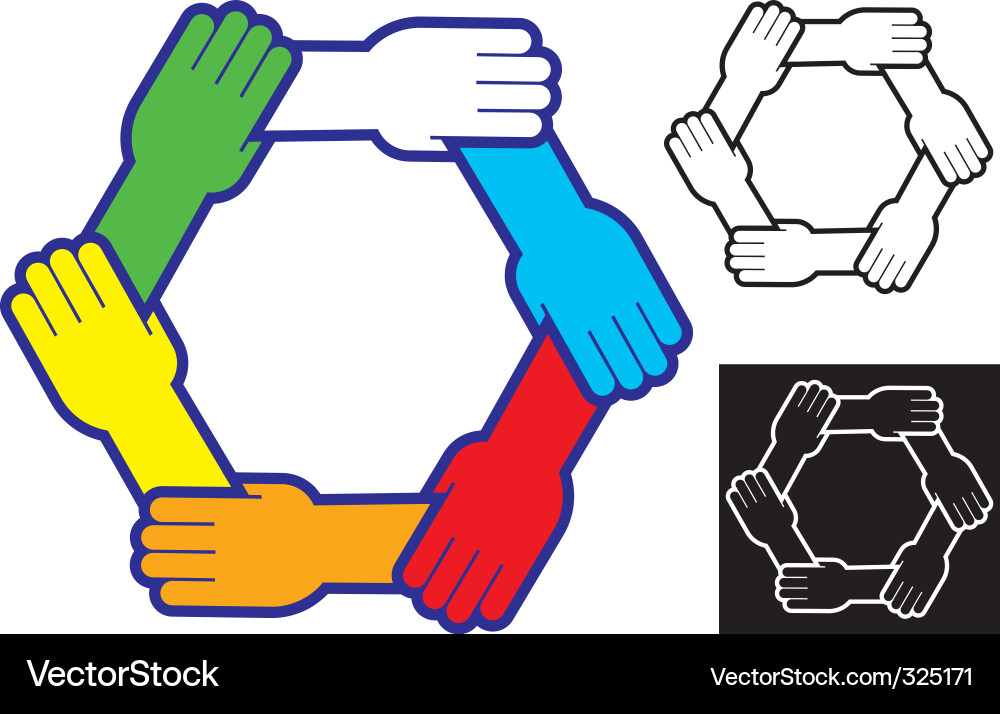 Hand Vector Free on Helping Hands Vector 325171   By Sirvector