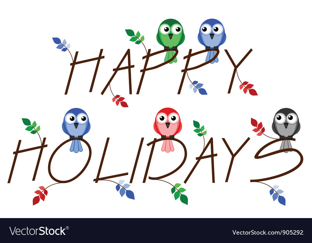 Happy Holidays on Happy Holidays Vector 905292 By Baz777