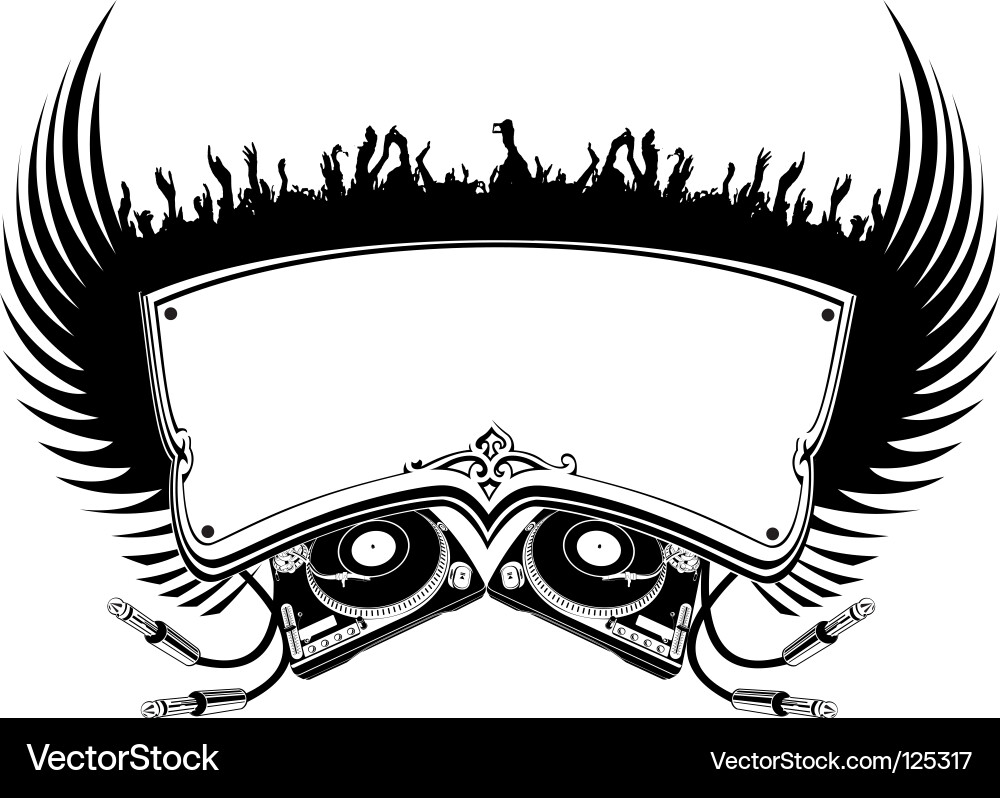 Free Flyer Vector on Dj Banner Vector 125317 By Azz