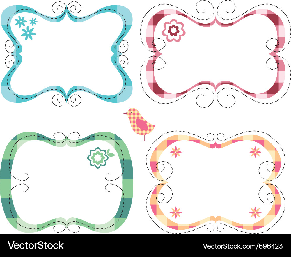 Vector Frames Free on Free Vector   Cute Frames Vector 696423   By Lattesmile