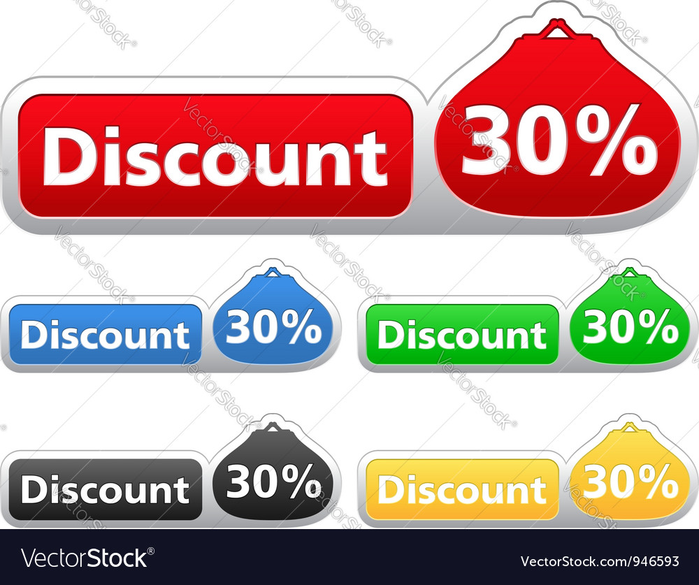 Cheap Stickers on Discount Labels Vector 946593 Jpg