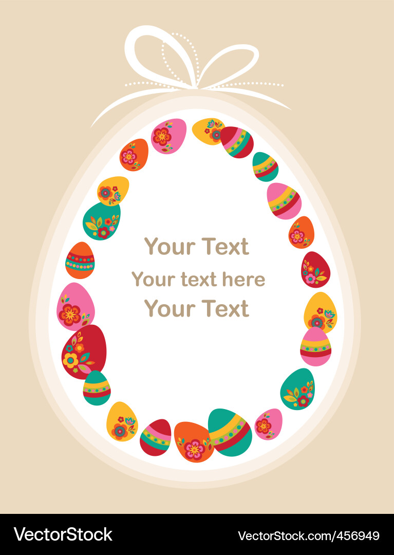 Free Vector on Floral Easter Oval Frame Vector 456949   By Ma Rish
