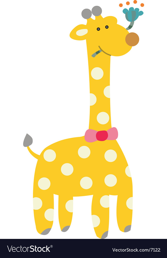 Vector on Cute S Giraffe Cartoon Vector 7122   By Mylefthand