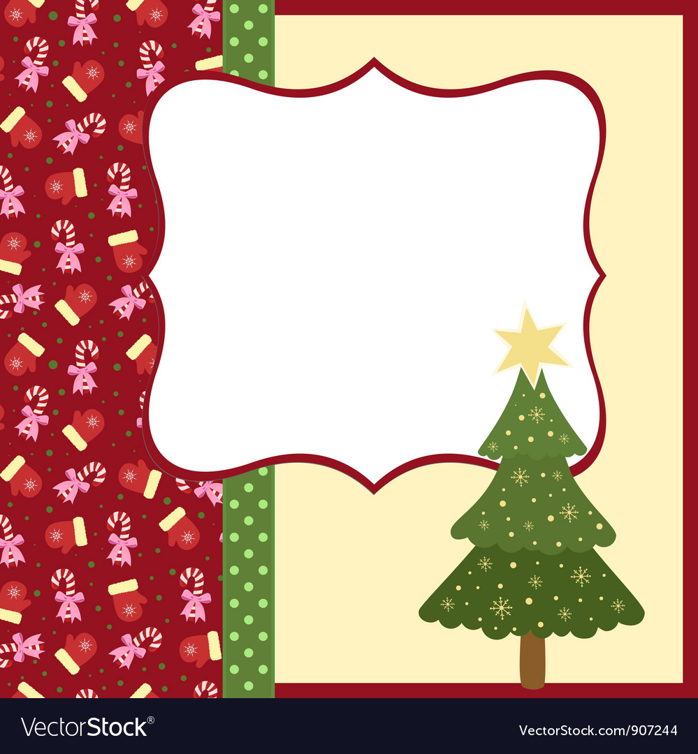 Christmas Free Vector on Blank Template For Christmas Greetings Card Vector 907244   By