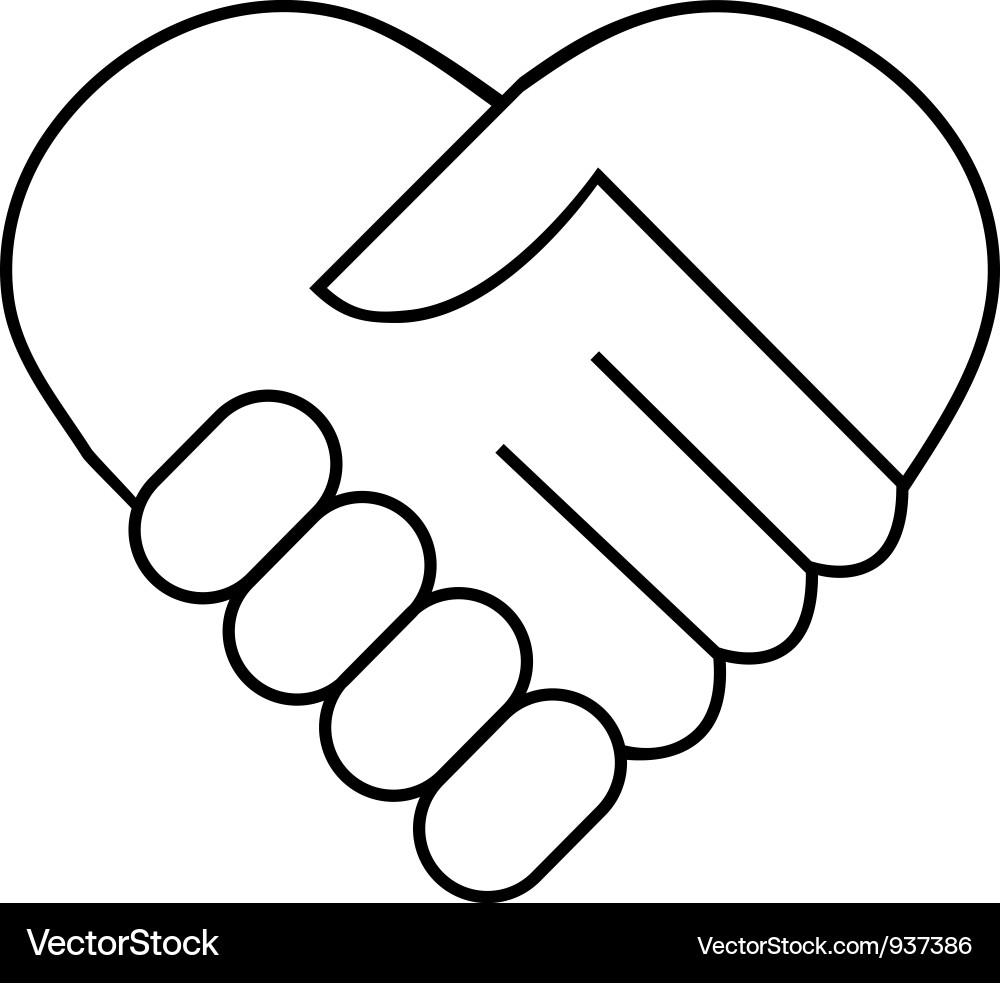Hand Vector Free on Hand Shake Logo Vector 937386   By Pixxart